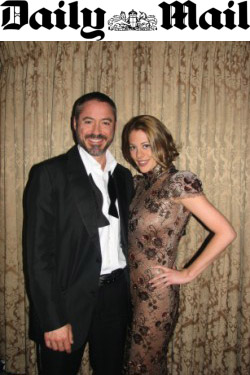 Kirsten Lea and Robert Downey Jr.
