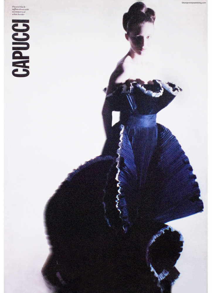 Capucci for W - Europe  © Benjamin Kanarek - Archives 1990