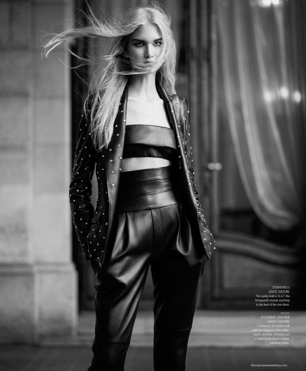 Anna Martynova in Alexandre Vauthier Haute Couture © Benjamin Kanarek