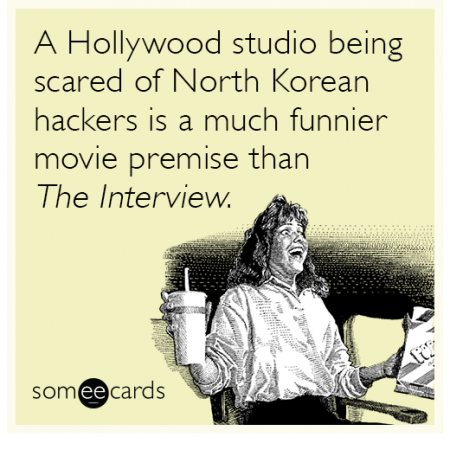 "The Interview" Hollywood Grow Up ad Grow a Pair