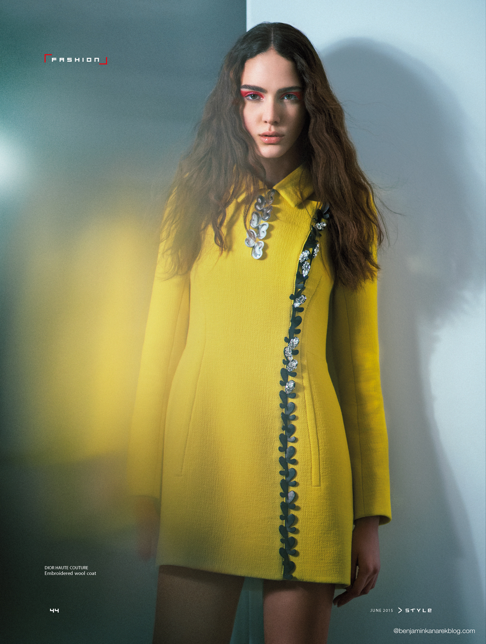 Tako Natsvlishvili in Christian Dior Couture for SCMP Style © Benjamin Kanarek