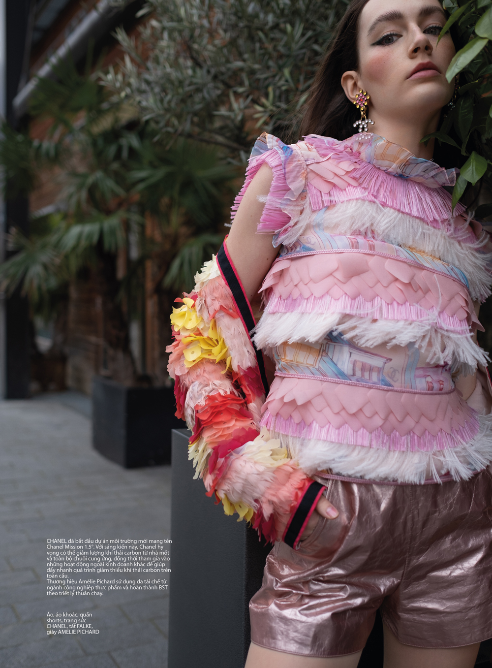 Eco-Centric for ELLE with Model Parker Wales by Benjamin Kanarek - The ...